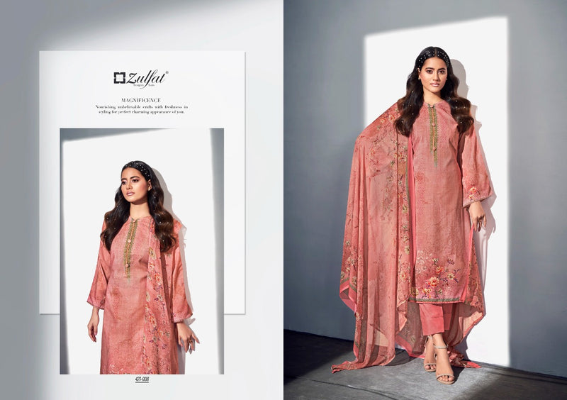 Zulfat Designer Suits Shaandaar Cotton With Digital Print Party Wear Salwar Suits