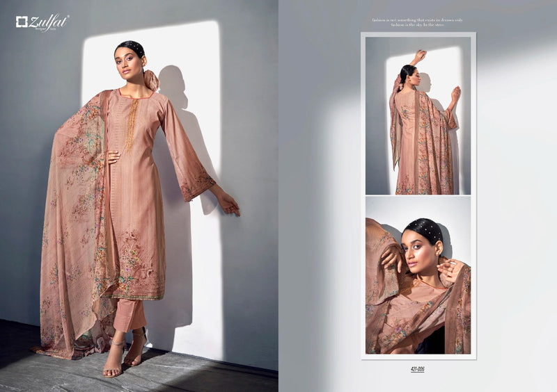 Zulfat Designer Suits Shaandaar Cotton With Digital Print Party Wear Salwar Suits