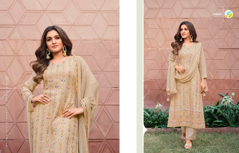 Vinay Fashion Tumbaa Shagun Viscose Fancy Stylish Ready Made Festive Wear Salwar Kameez