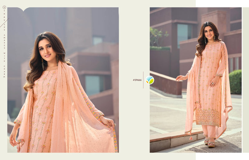 Vinay Fashion Tumbaa Shagun Viscose Fancy Stylish Ready Made Festive Wear Salwar Kameez