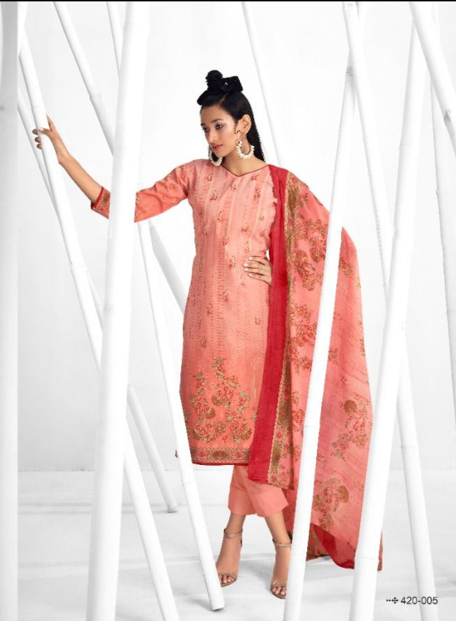 Zulfat Designer Suits Shaheen Cotton Festive Wear Salwar Suits With Exclusive Prints