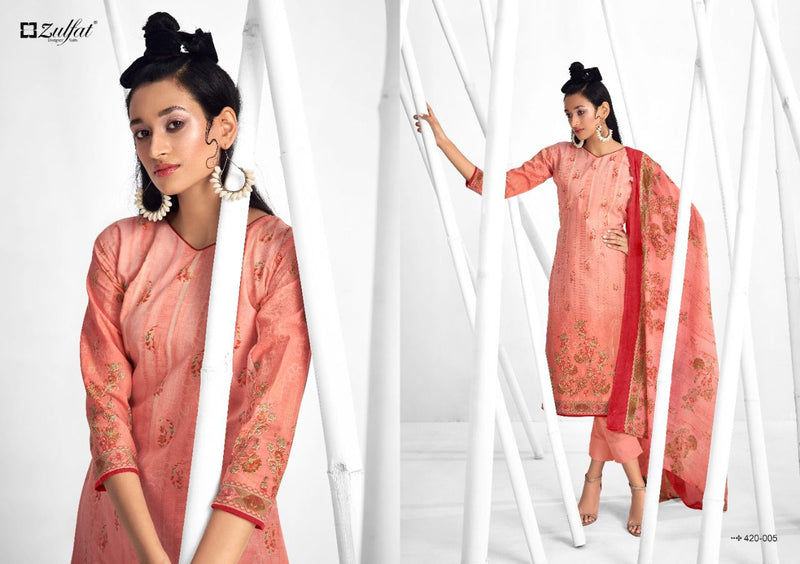 Zulfat Designer Suits Shaheen Cotton Festive Wear Salwar Suits With Exclusive Prints