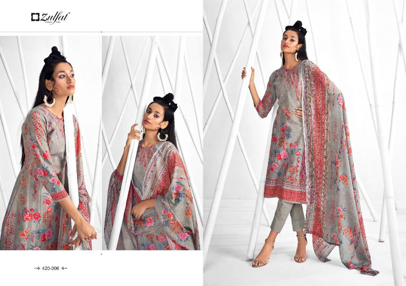 Zulfat Designer Suits Shaheen Cotton Festive Wear Salwar Suits With Exclusive Prints