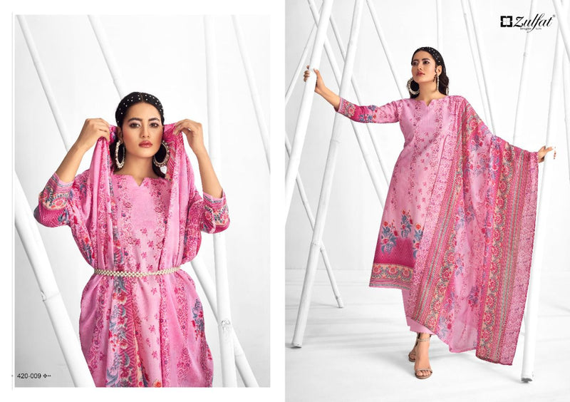 Zulfat Designer Suits Shaheen Cotton Festive Wear Salwar Suits With Exclusive Prints