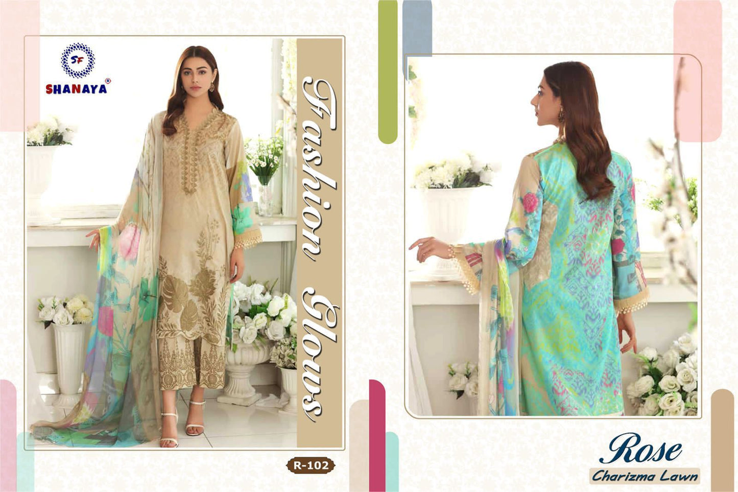 Shanaya Fashion Rose Charizma Lawn Digital Print Salwar Suit