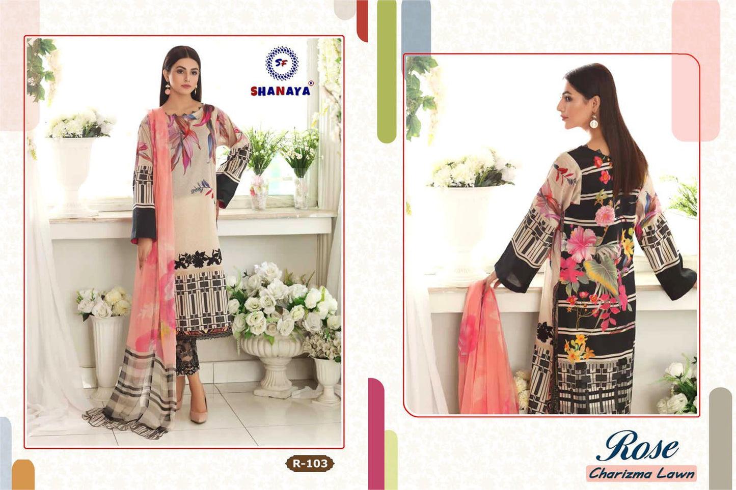 Shanaya Fashion Rose Charizma Lawn Digital Print Salwar Suit