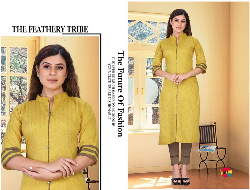 Riyaa Shiddat Vol 1 Rayon Embroidered Casual Wear Fancy Straight Kurtis