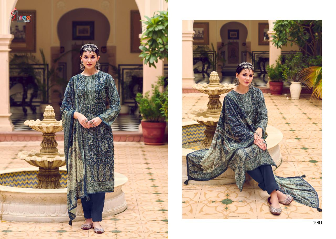 Shree Fabs Shirin Velvet With Digital Print With Swarovskl Work Stylish Designer Festive Wear Salwar Kameez