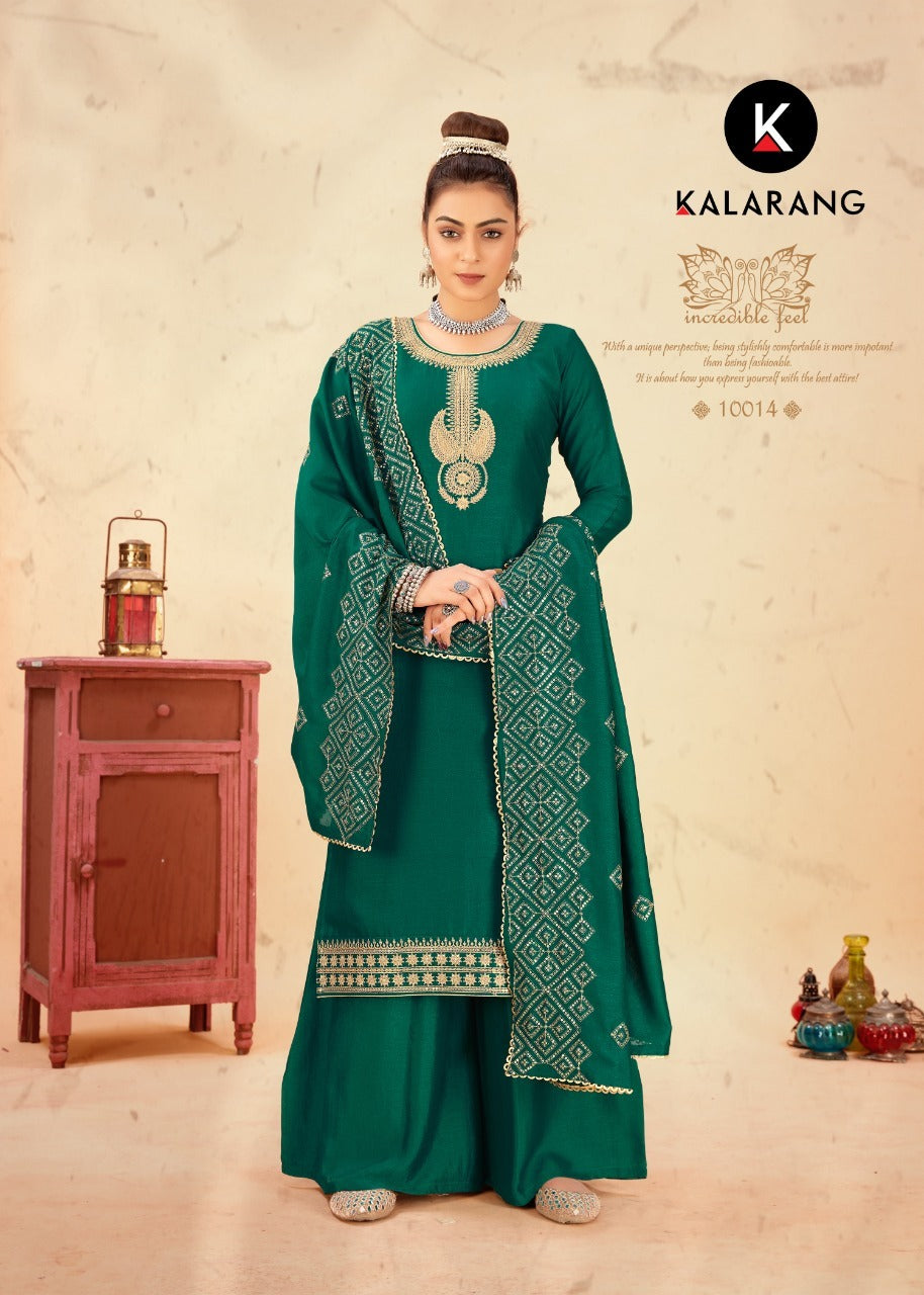 Kala Rang Shreya Silk With Beautiful Work Stylish Designer Festive Wear Fancy Salwar Kameez