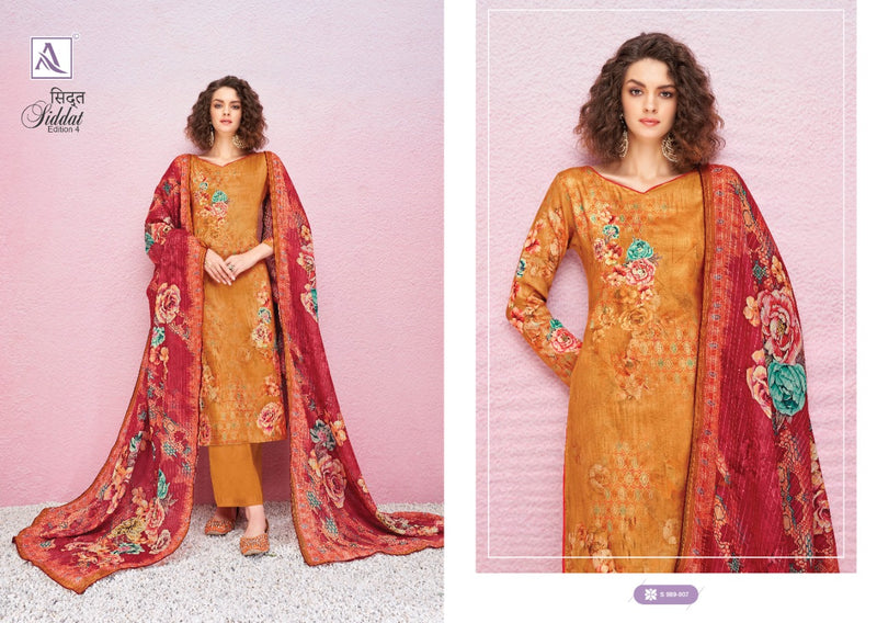 Alok Suits Siddat Edition Vol 4 Jam Cotton Designer Digital Printed Party Wear Salwar Suits