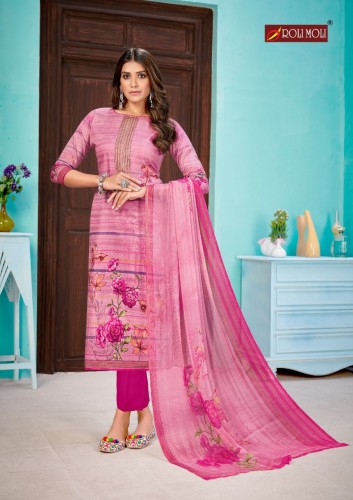 Roli Moli Creation Silky Cambric Party Wear Salwar Kameez With Digital Print