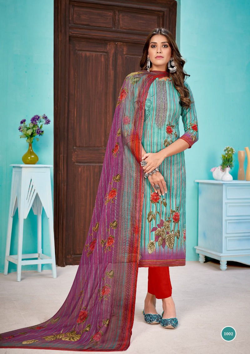 Roli Moli Creation Silky Cambric Party Wear Salwar Kameez With Digital Print