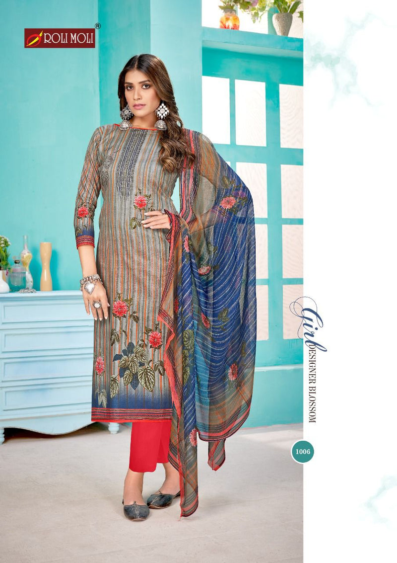 Roli Moli Creation Silky Cambric Party Wear Salwar Kameez With Digital Print