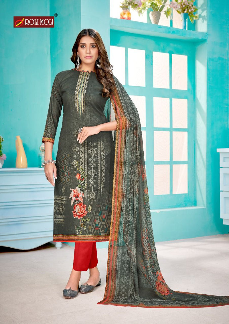 Roli Moli Creation Silky Cambric Party Wear Salwar Kameez With Digital Print