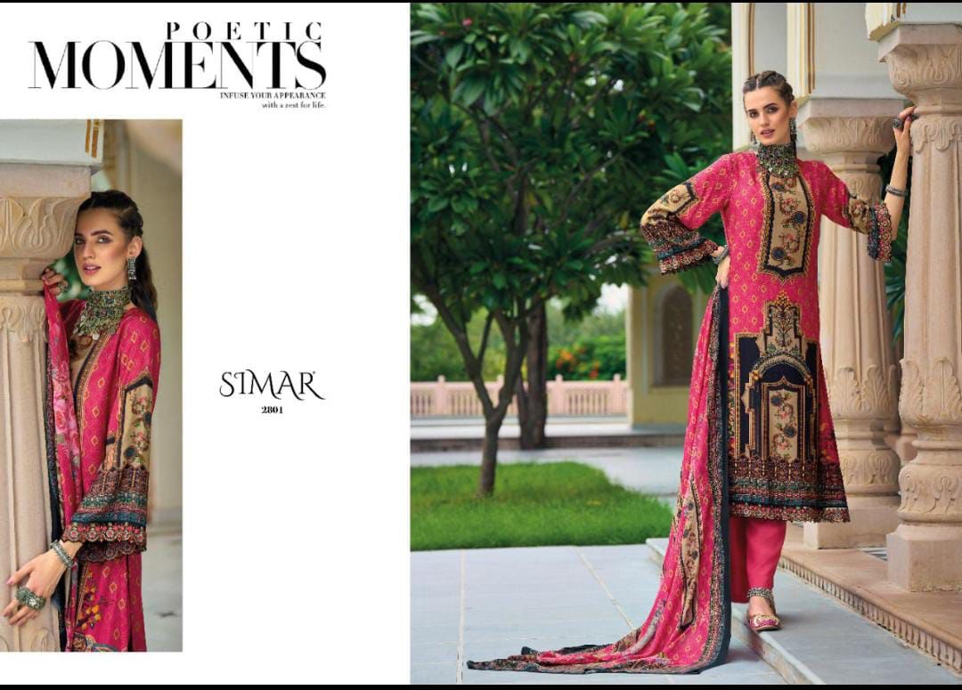 Simar Elen Vol 2 Viscose Modal Silk Printed With Heavy Embroidery Work Stylish Designer Pakistani Salwar Kameez