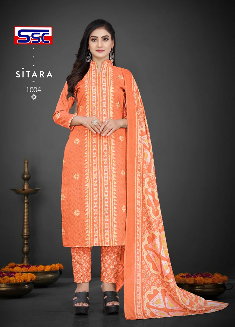 Ssc Creation Sitara Pure Cotton With Beautiful Work Stylish Designer Casual Look Salwar Suit