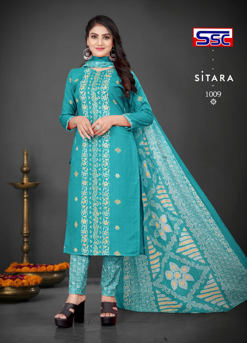 Ssc Creation Sitara Pure Cotton With Beautiful Work Stylish Designer Casual Look Salwar Suit