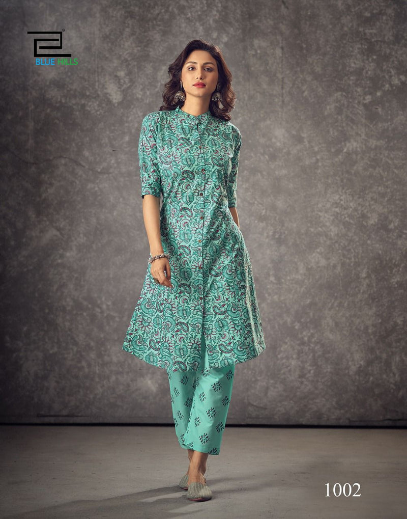 Blue Hills Smoodh Cotton Printed Casual Wear Kurtis