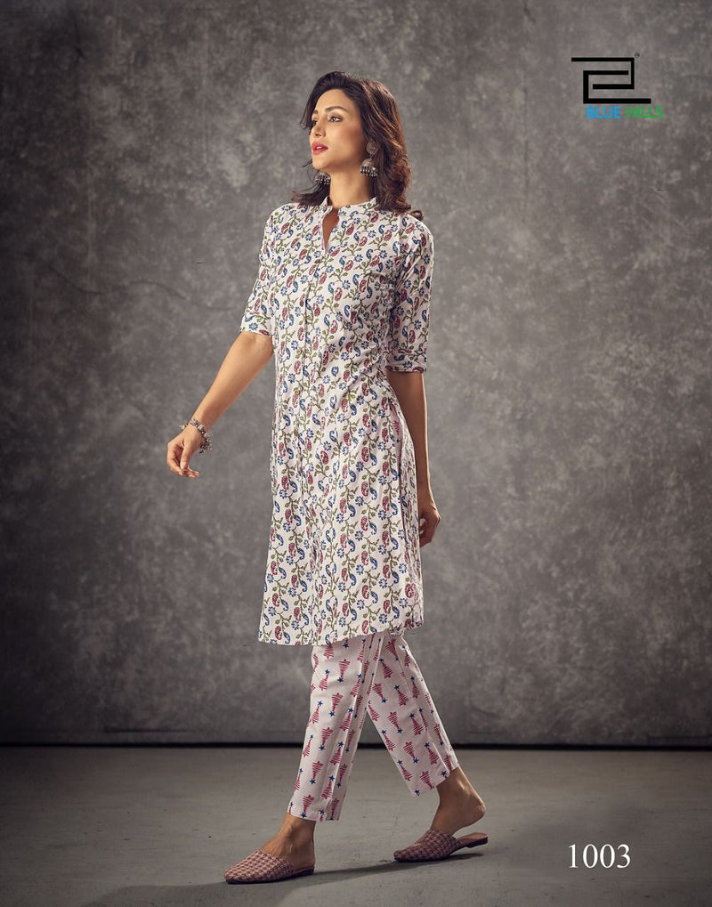 Blue Hills Smoodh Cotton Printed Casual Wear Kurtis