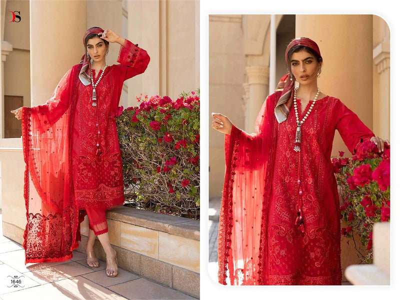 Deepsy Suits Sobia Nazir Lawn 22 Cambric Cotton Embroidered Pakistani Style Party Wear Salwar Kameez