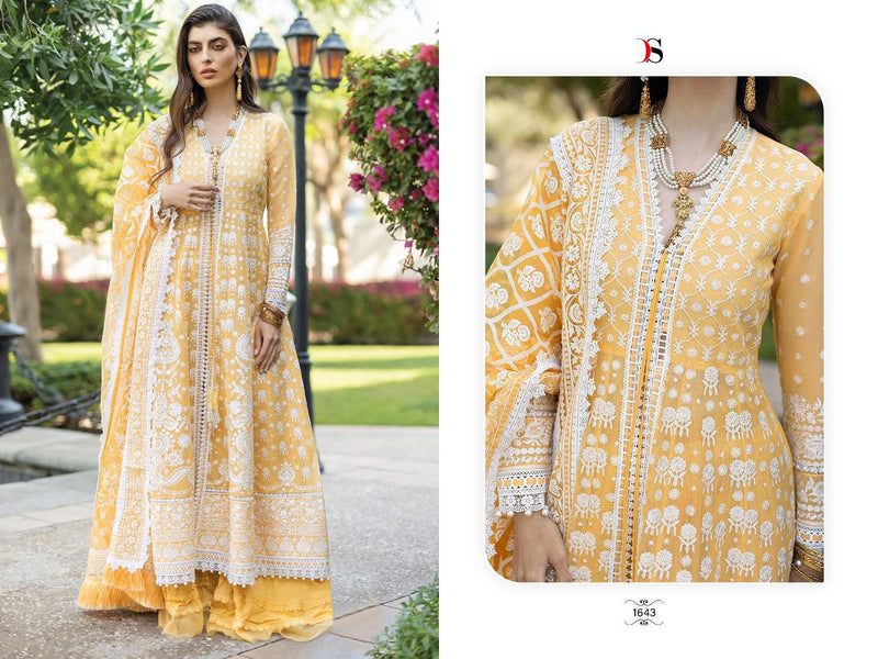 Deepsy Suits Sobia Nazir Lawn 22 Cambric Cotton Embroidered Pakistani Style Party Wear Salwar Kameez