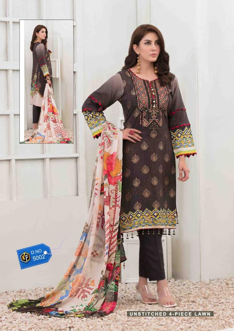 Keval Fab Sobia Nazir Luxury Lawn Vol 5 Cotton Printed Festive Wear Salwar Suits