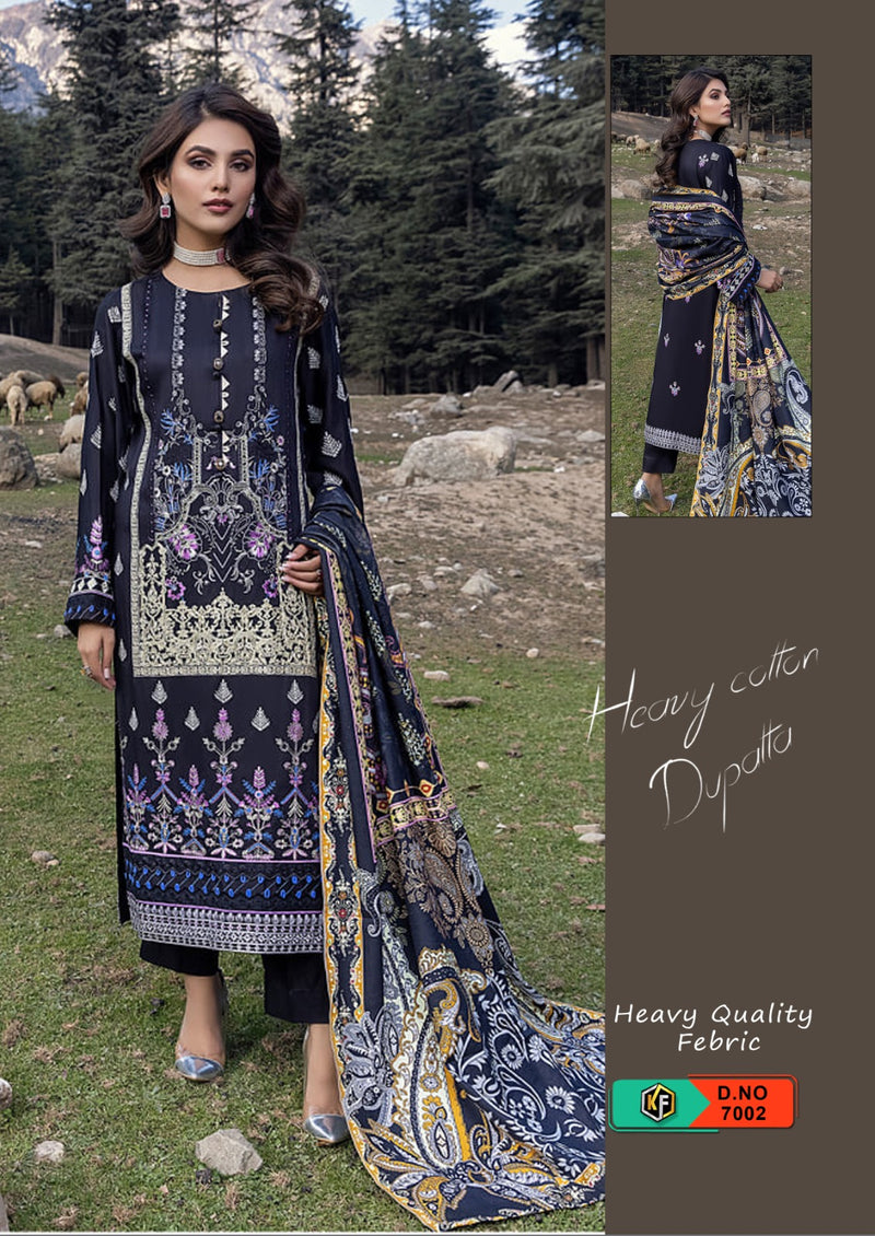 Keval Fab Sobia Nazir Vol 7 Heavy Cotton Printed Karachi Printed Designer Salwar Kameez