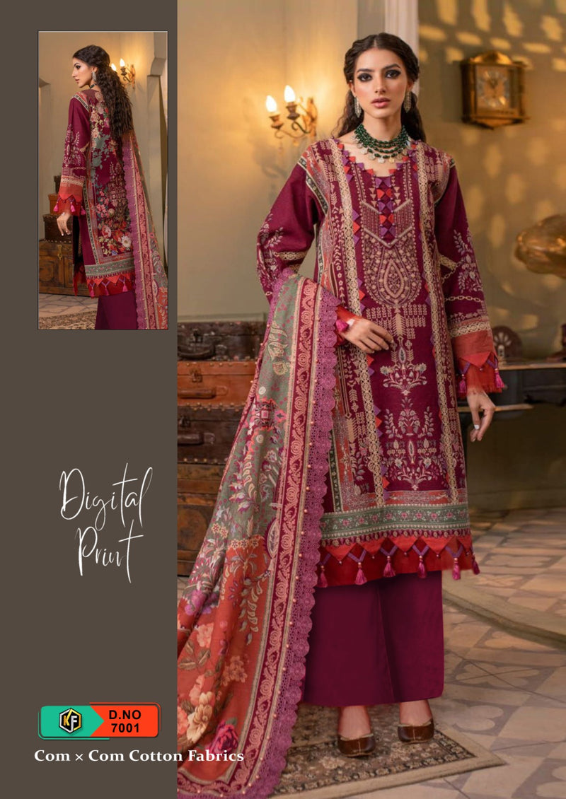 Keval Fab Sobia Nazir Vol 7 Heavy Cotton Printed Karachi Printed Designer Salwar Kameez