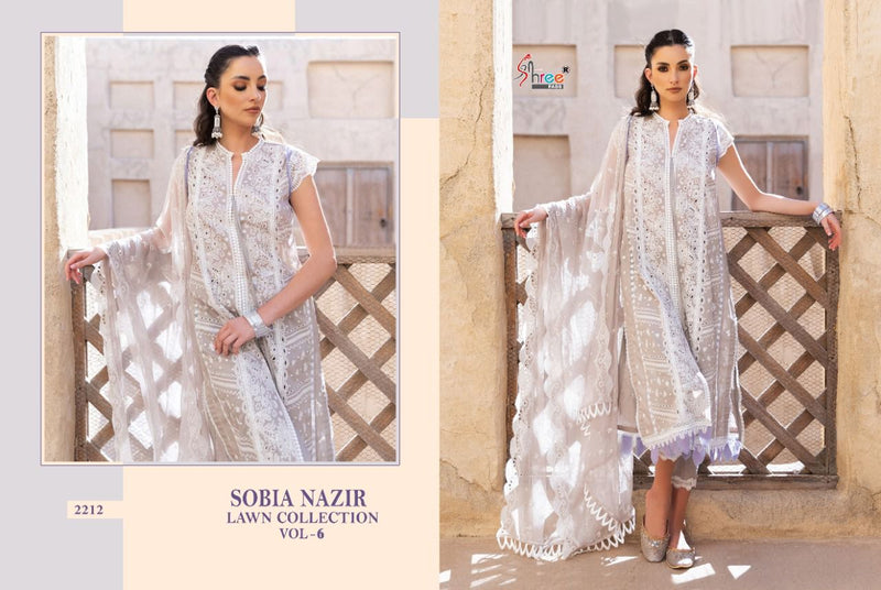 Shree Fabs Sobiya Nazir Lawn Collection Vol 6 Cotton Pakistani Style Party Wear Salwar Suits