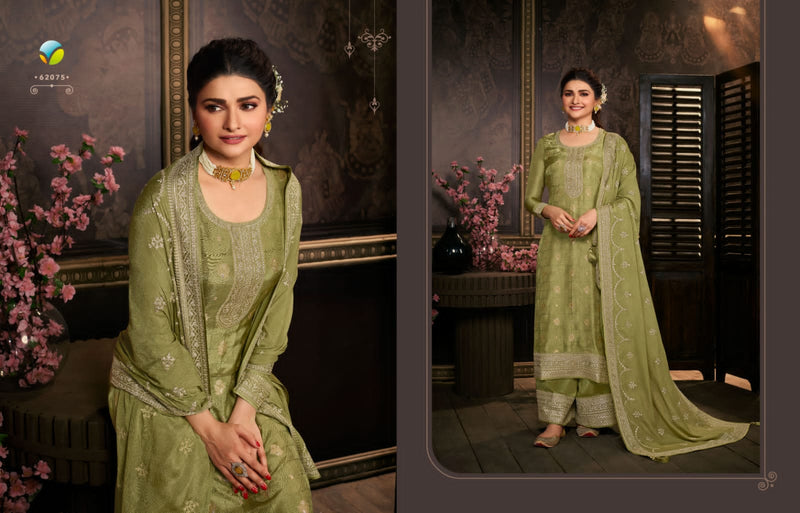 Vinay Fashion Soha Dola Jacquard With Heavy Embroidery Work Stylish Designer Festive Wear Salwar Kameez