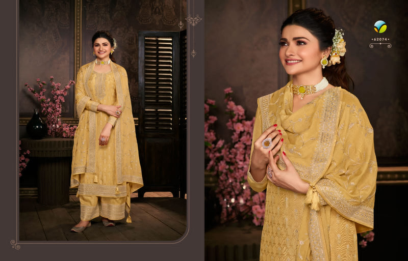 Vinay Fashion Soha Dola Jacquard With Heavy Embroidery Work Stylish Designer Festive Wear Salwar Kameez