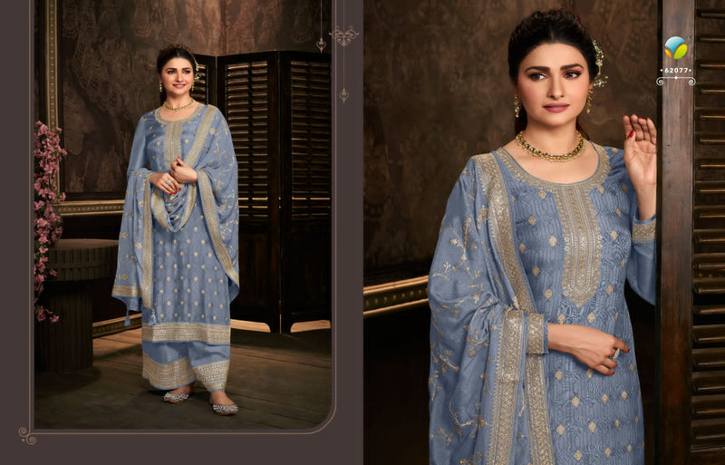 Vinay Fashion Soha Dola Jacquard With Heavy Embroidery Work Stylish Designer Festive Wear Salwar Kameez