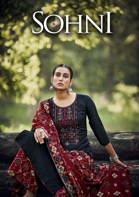 Zulfat Sohni Vol 3 Pashmina With Heavy Embroidery Work Stylish Designer Casual Wear Salwar Suit