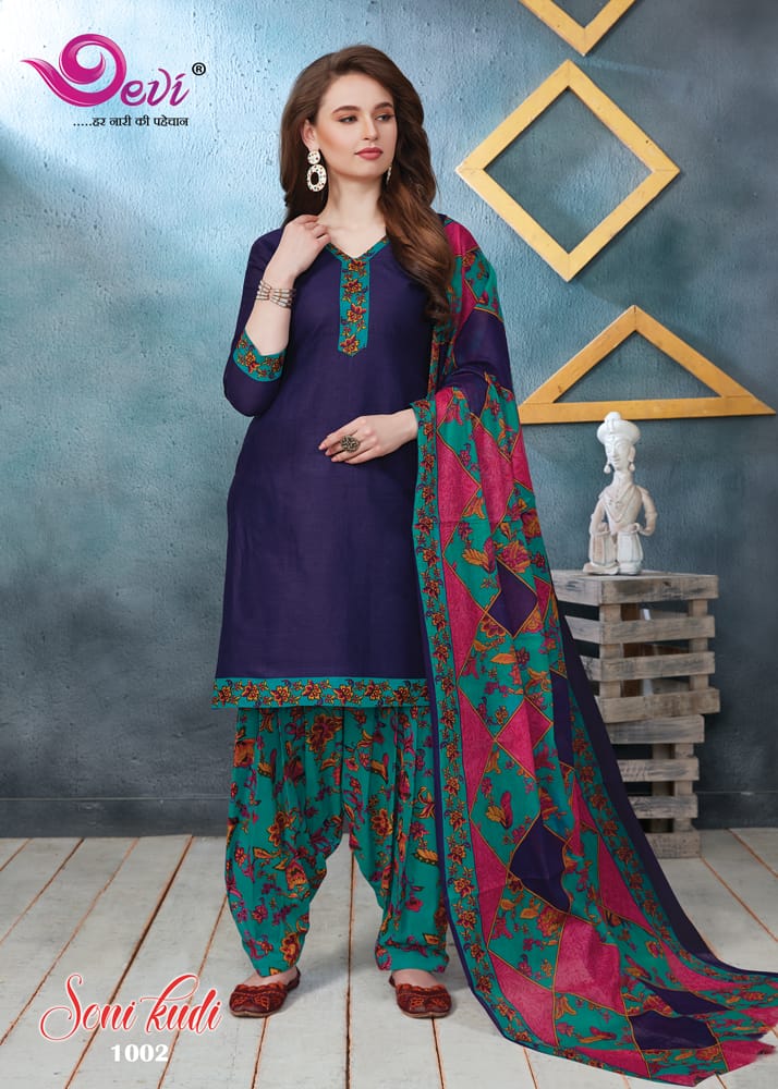 Bhagyalaxmi Fabric Sonikudi Vol 1 Cotton Printed Patiyala Style Party Wear Salwar Suits