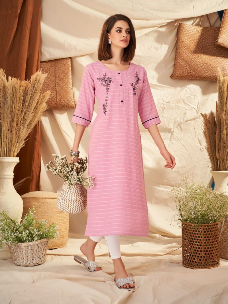 Hiva Designer Sony Fancy  Beautiful  Party Wear Kurtis With Hand Work Embroidery