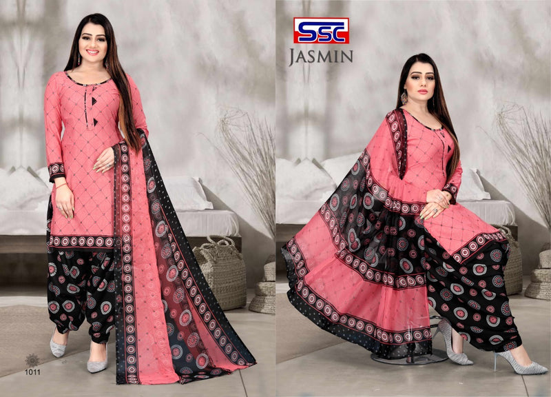 SSC CREATION JASMIN VOL 18 MICRO PRINT PATIYALA STYLE DRESS MATERIAL SALWAR SUITS