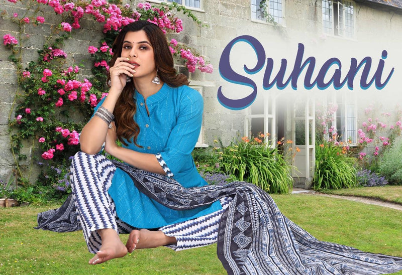 Riyaa Designer Suhani Vol 1 Rayon Readymade Patiyala Style Party Wear Salwar Suits