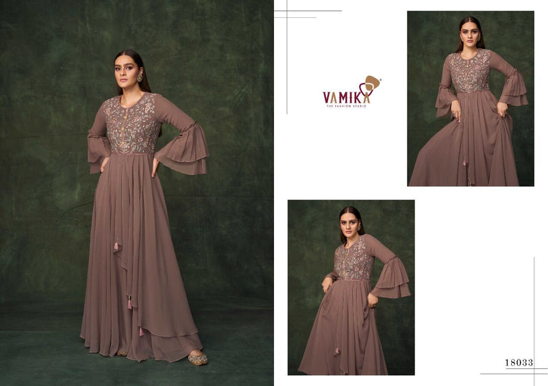 Vamika Sui Dhaga Vol 5 Georgette With Heavy Embroidery Work Stylish Designer Party Wear Fancy Long kurti