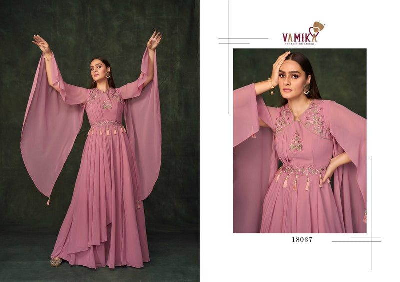 Vamika Sui Dhaga Vol 5 Georgette With Heavy Embroidery Work Stylish Designer Party Wear Fancy Long kurti