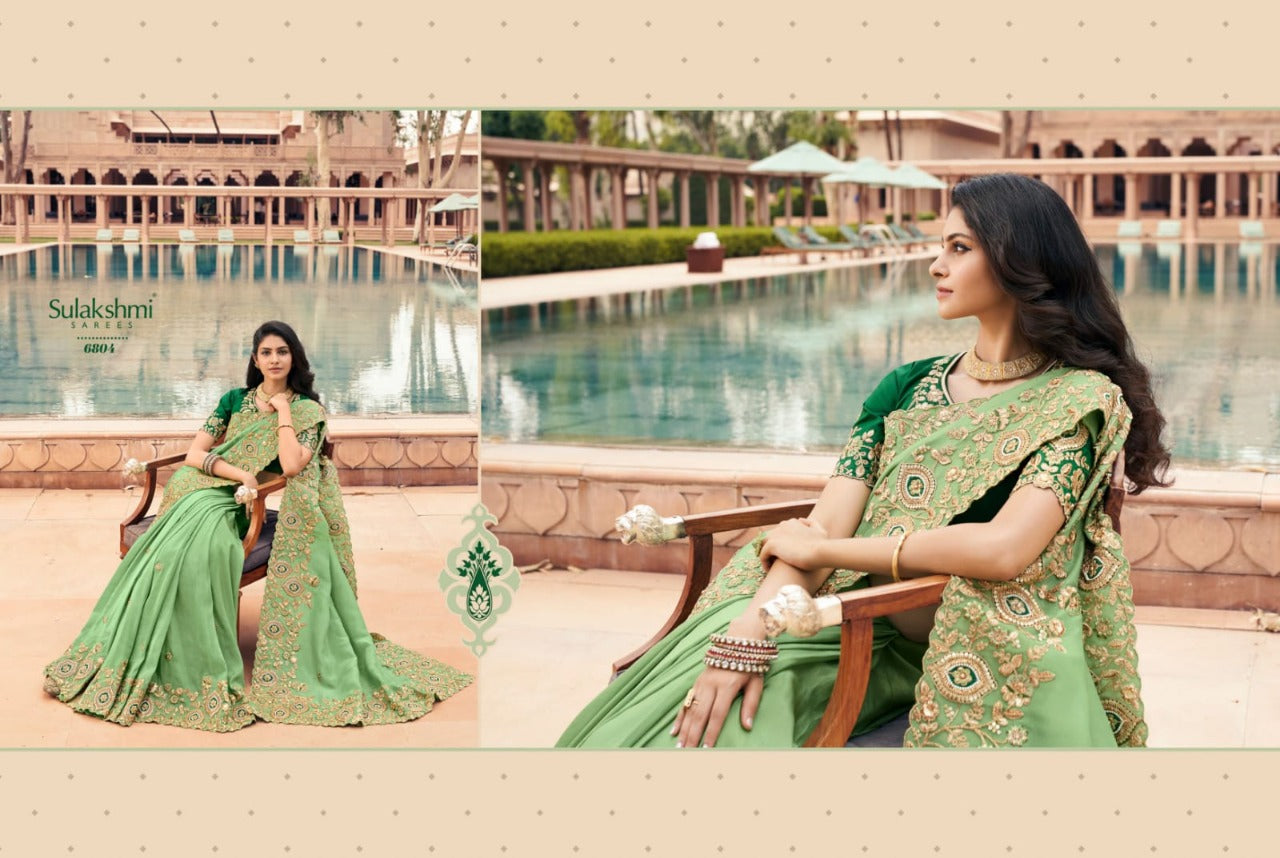 Sulakshmi Sarees Suvarna 6800 Series Fancy Designer Sarees