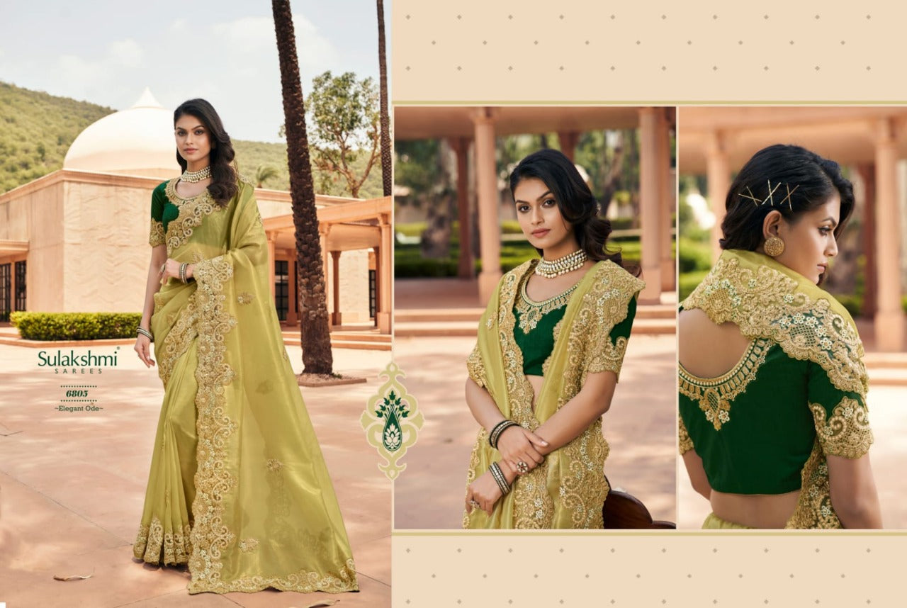 Sulakshmi Sarees Suvarna 6800 Series Fancy Designer Sarees