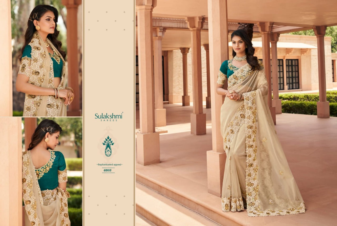 Sulakshmi Sarees Suvarna 6800 Series Fancy Designer Sarees