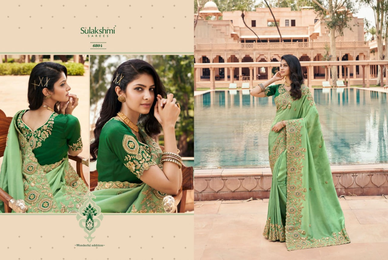 Sulakshmi Sarees Suvarna 6800 Series Fancy Designer Sarees