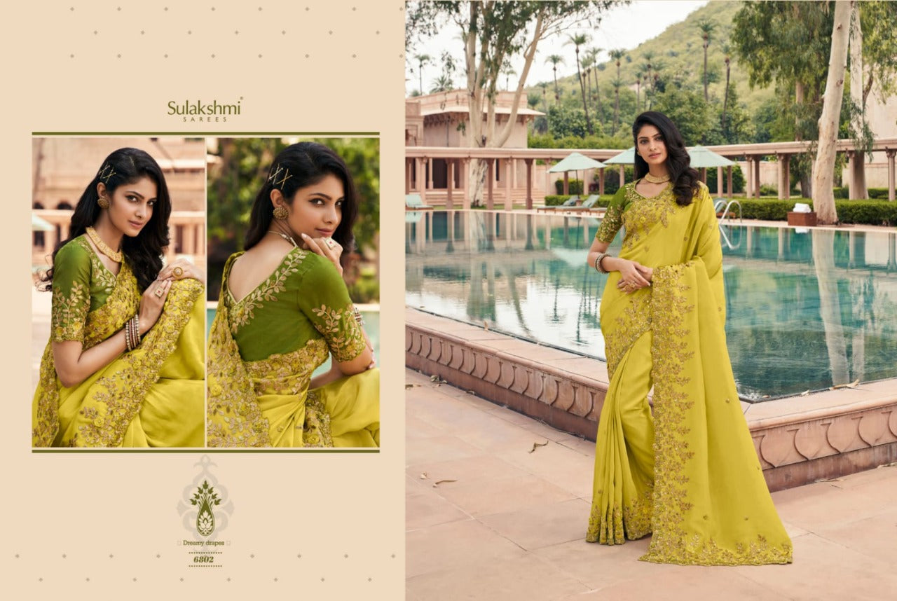 Sulakshmi Sarees Suvarna 6800 Series Fancy Designer Sarees