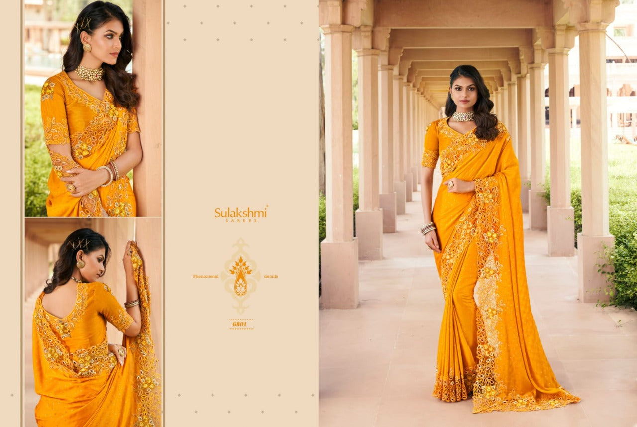 Sulakshmi Sarees Suvarna 6800 Series Fancy Designer Sarees