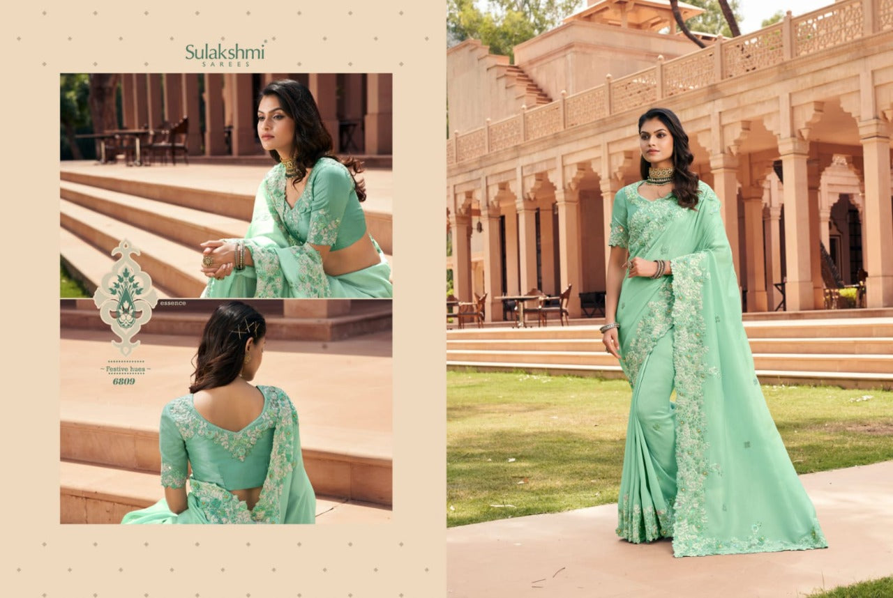 Sulakshmi Sarees Suvarna 6800 Series Fancy Designer Sarees