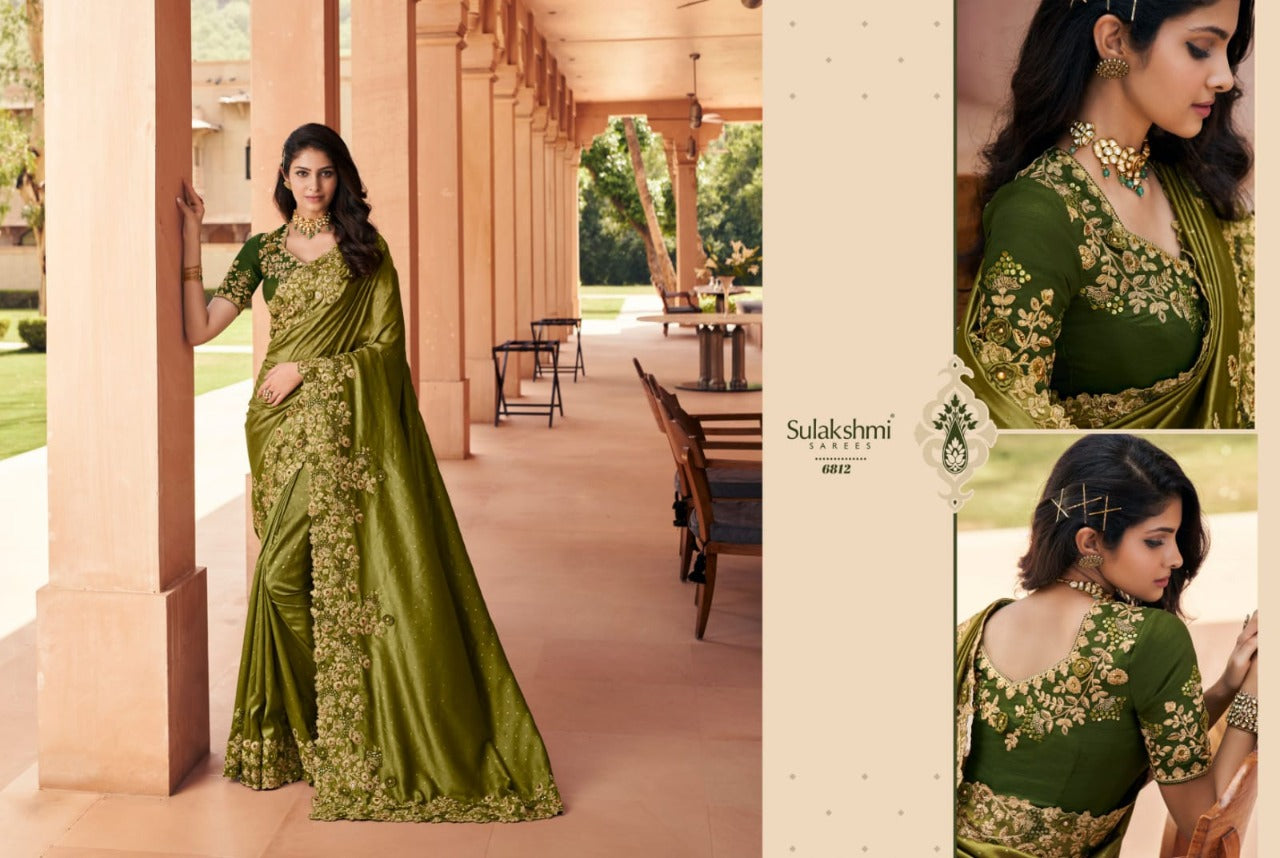 Sulakshmi Sarees Suvarna 6800 Series Fancy Designer Sarees