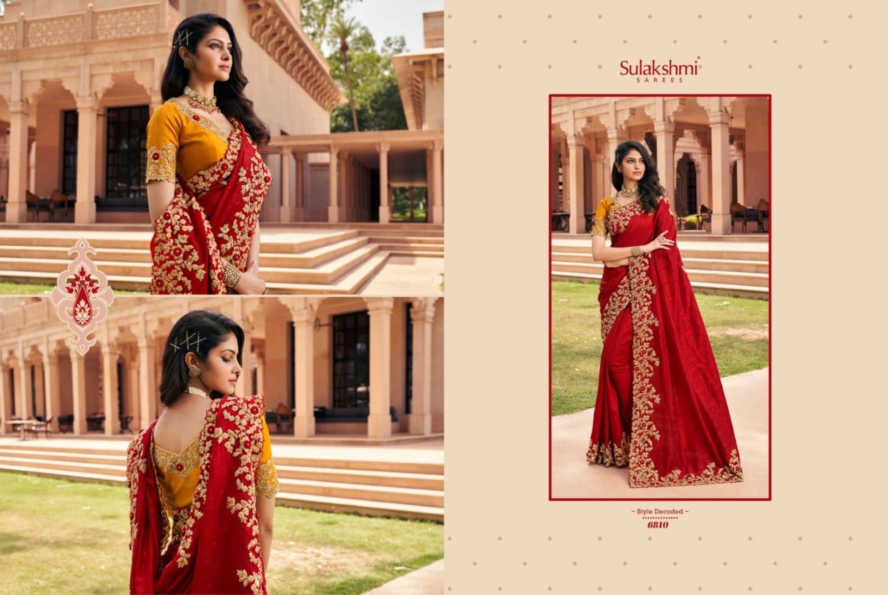 Sulakshmi Sarees Suvarna 6800 Series Fancy Designer Sarees