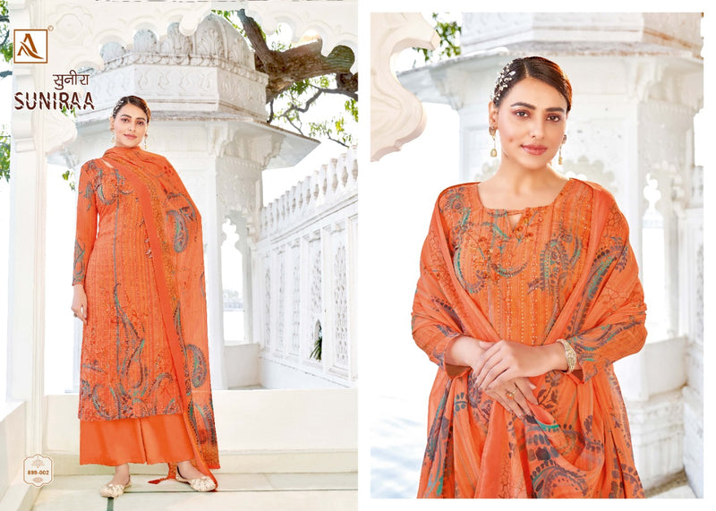 Alok Suits Suniraa Muslin Cotton Digital Printed Festive Wear Salwar Suits