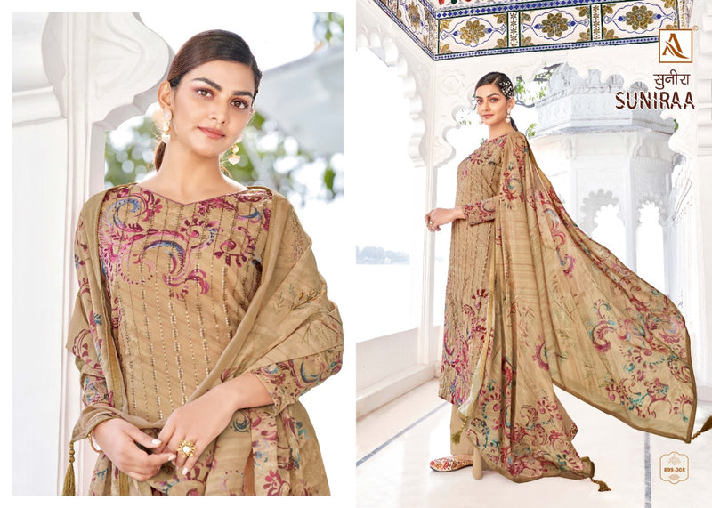 Alok Suits Suniraa Muslin Cotton Digital Printed Festive Wear Salwar Suits